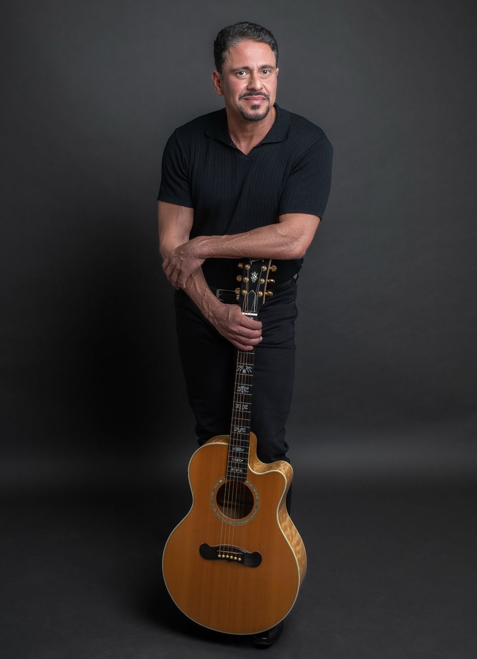 Galli com seu violão